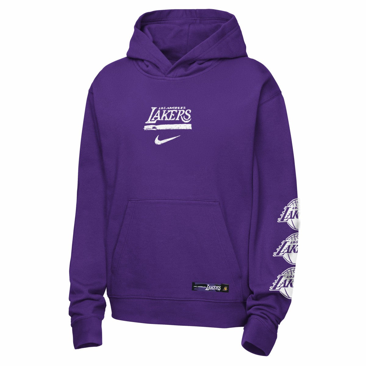 Purple Los Angeles Lakers Youth Courtside Club Premiere Hoodie | NBA