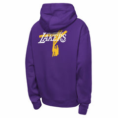 Purple Los Angeles Lakers Youth Courtside Club Premiere Hoodie | NBA