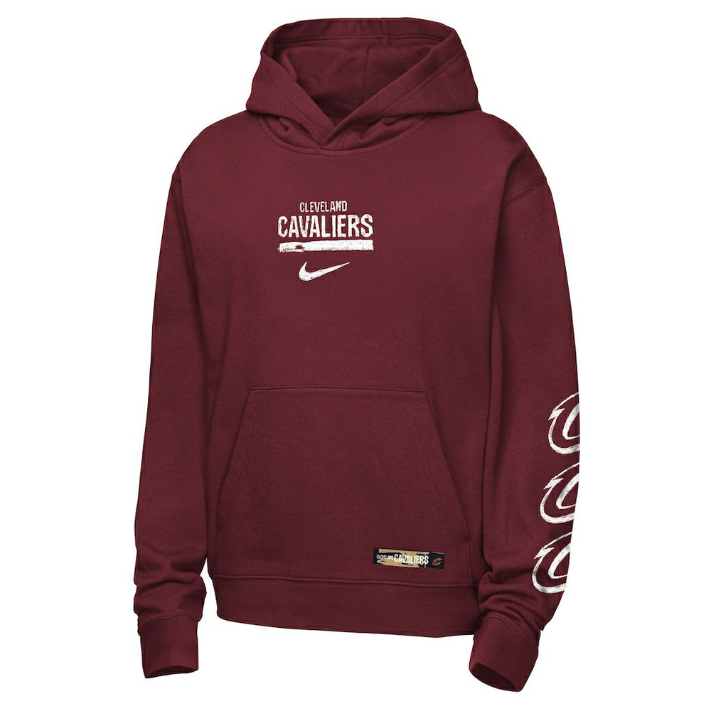 Wine Cleveland Cavaliers Youth Courtside Club Premiere Hoodie sale | NBA
