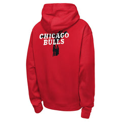 Red Chicago Bulls Youth Courtside Club Premiere Hoodie | NBA