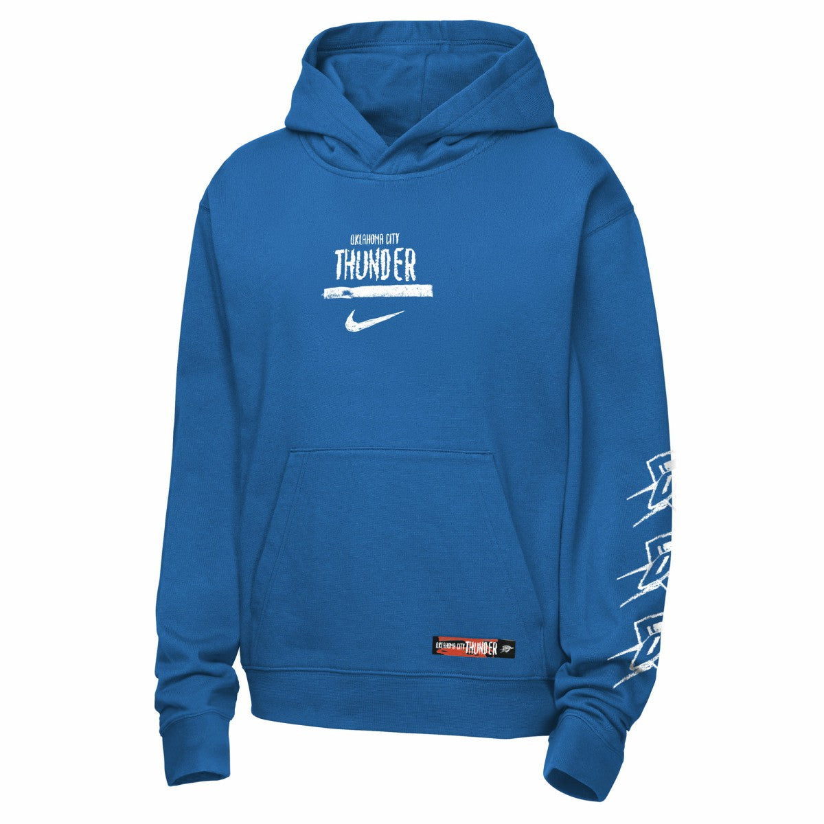 Blue Oklahoma City Thunder Youth Courtside Club Premiere Hoodie | NBA