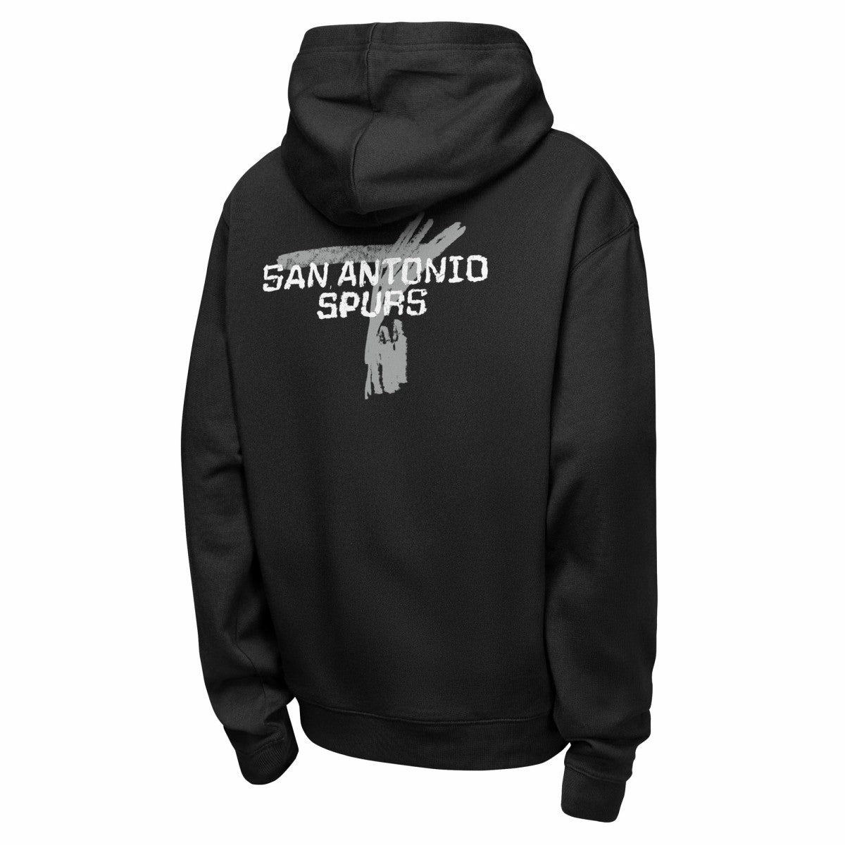 Black San Antonio Spurs Youth Courtside Club Premiere Hoodie | NBA