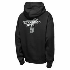Black San Antonio Spurs Youth Courtside Club Premiere Hoodie | NBA
