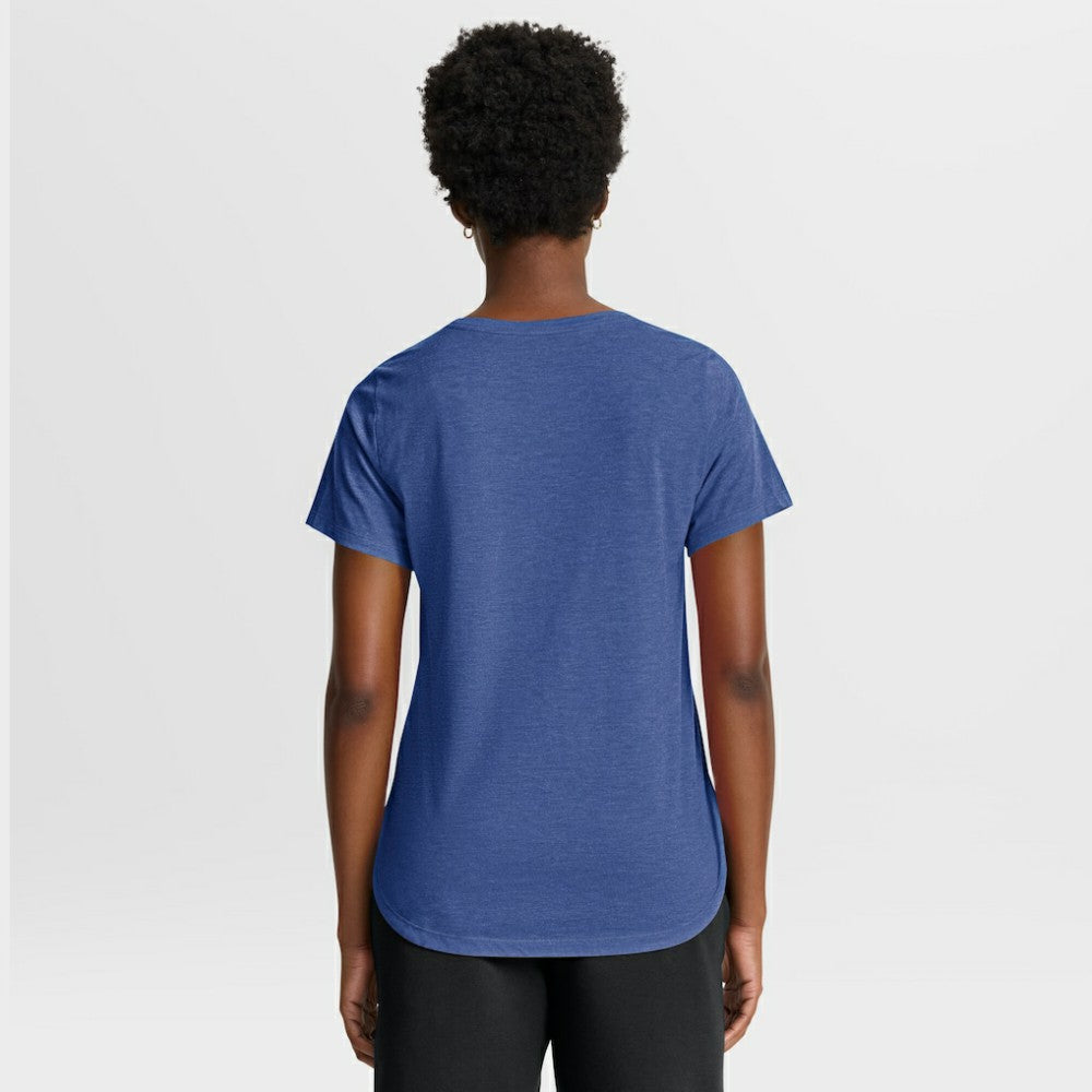 Chicago Cubs Nike Women's Arched Tri-Blend T-Shirt - MLB T-shirts
