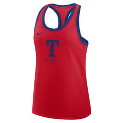 Texas Rangers Nike Women's Tri-Blend Dri-FIT Racerback Tank Top - MLB Tanks