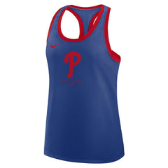 Philadelphia Phillies Nike Women's Tri-Blend Dri-FIT Racerback Tank Top - MLB Tanks