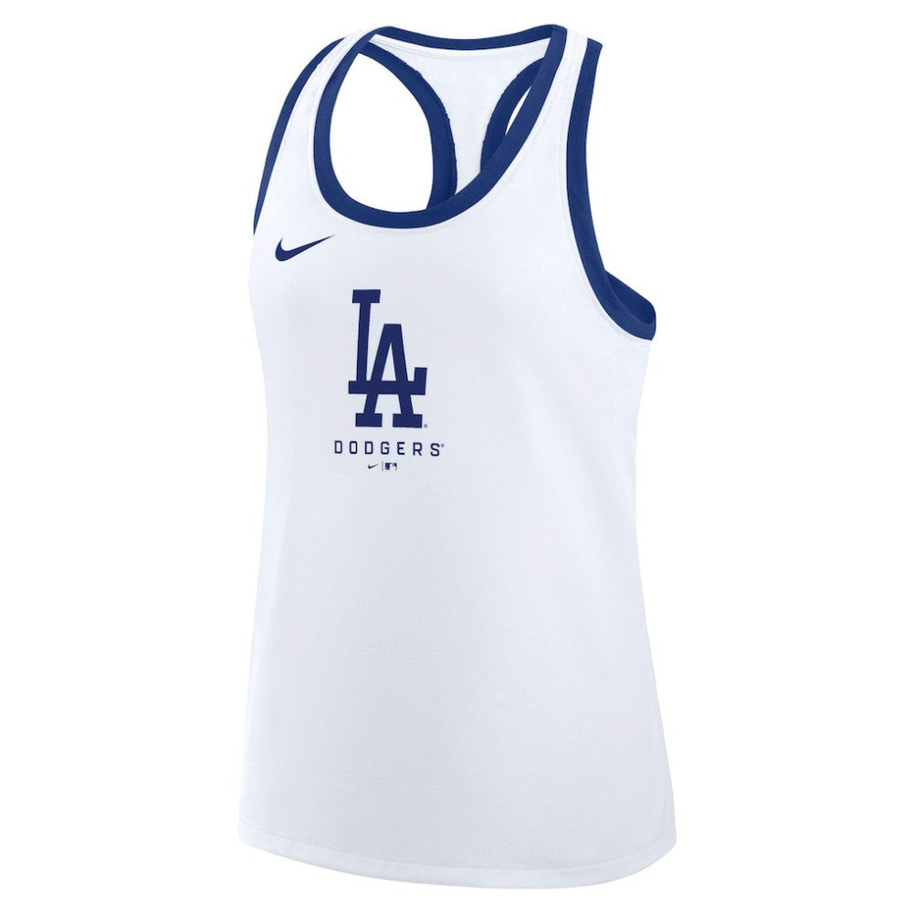Los Angeles Dodgers Nike Women's Tri-Blend Dri-FIT Racerback Tank Top - MLB Tanks