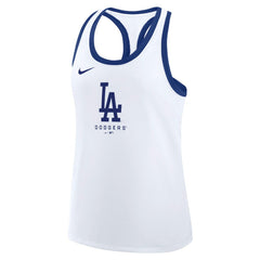Los Angeles Dodgers Nike Women's Tri-Blend Dri-FIT Racerback Tank Top - MLB Tanks