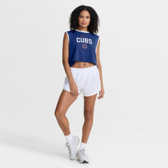 Chicago Cubs Nike Women's Primetime Loose Dri-FIT Cropped Tank Top - MLB Tanks