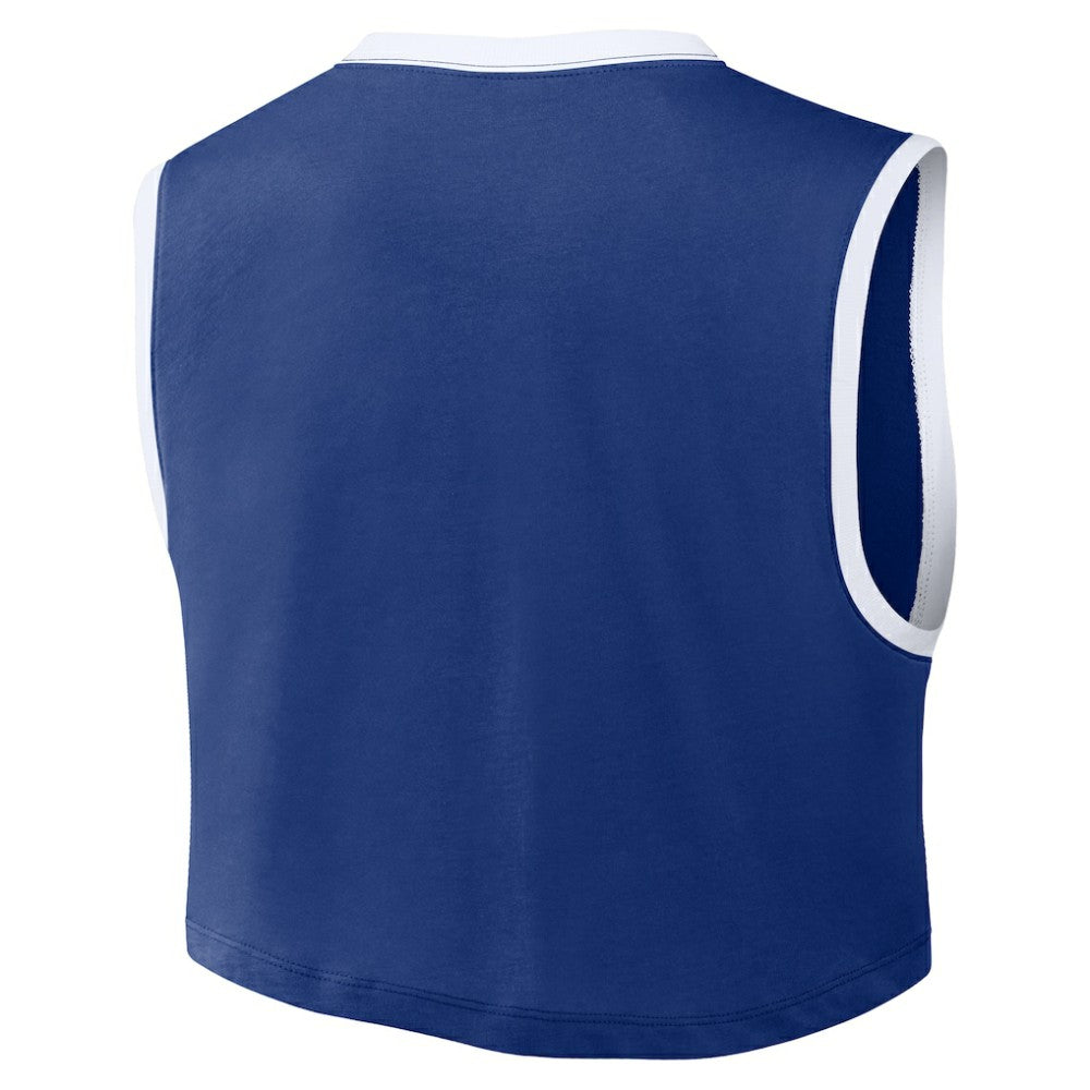 Chicago Cubs Nike Women's Primetime Loose Dri-FIT Cropped Tank Top - MLB Tanks