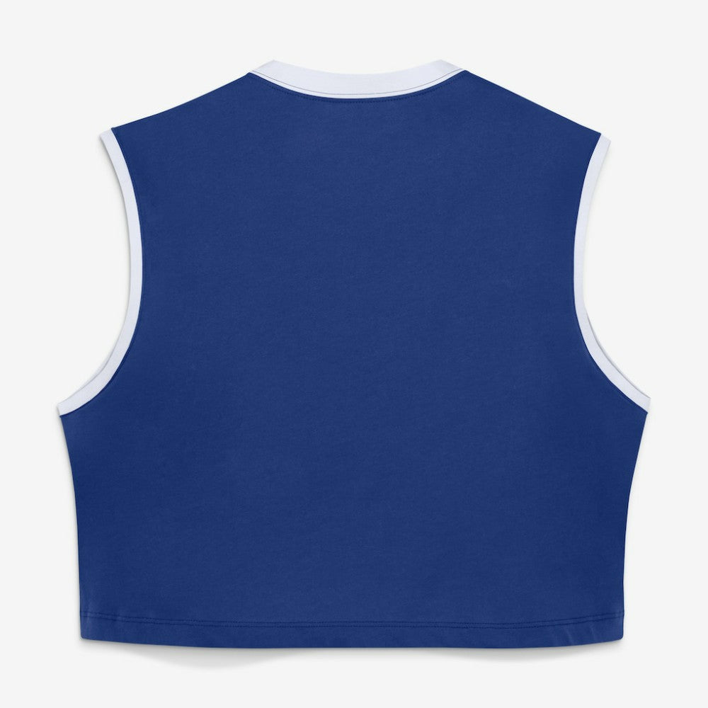Los Angeles Dodgers Nike Women's Primetime Loose Dri-FIT Cropped Tank Top - MLB Tanks