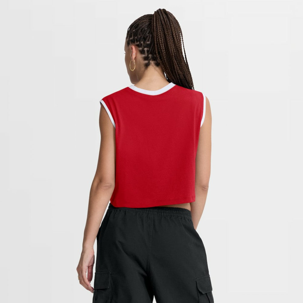 Philadelphia Phillies Nike Women's Primetime Loose Dri-FIT Cropped Tank Top - MLB Tanks