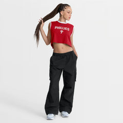 Philadelphia Phillies Nike Women's Primetime Loose Dri-FIT Cropped Tank Top - MLB Tanks