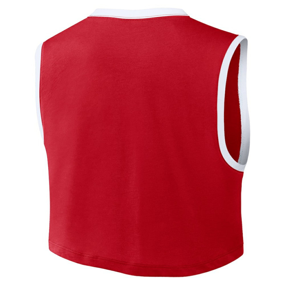 Philadelphia Phillies Nike Women's Primetime Loose Dri-FIT Cropped Tank Top - MLB Tanks