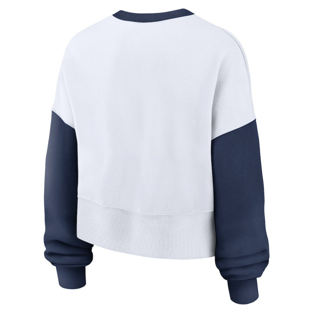 Boston Red Sox Nike Women's Oversized High Hip Fleece Sweatshirt - MLB Sweatshirts