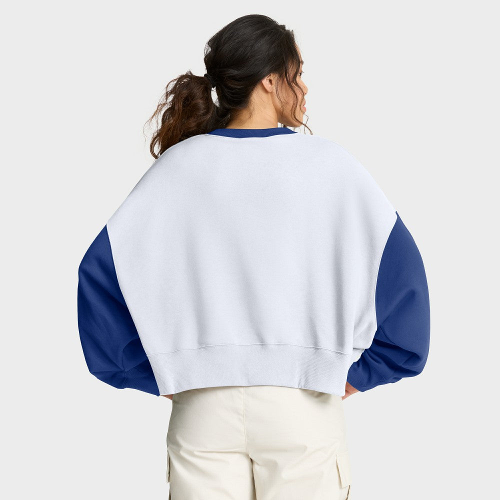 Los Angeles Dodgers Nike Women's Oversized High Hip Fleece Sweatshirt - MLB Sweatshirts