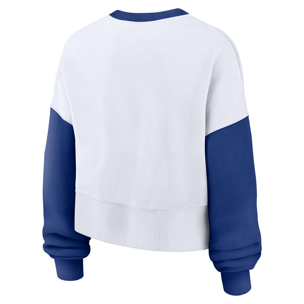 Los Angeles Dodgers Nike Women's Oversized High Hip Fleece Sweatshirt - MLB Sweatshirts