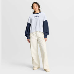 Milwaukee Brewers Nike Women's Oversized High Hip Fleece Sweatshirt - MLB Sweatshirts