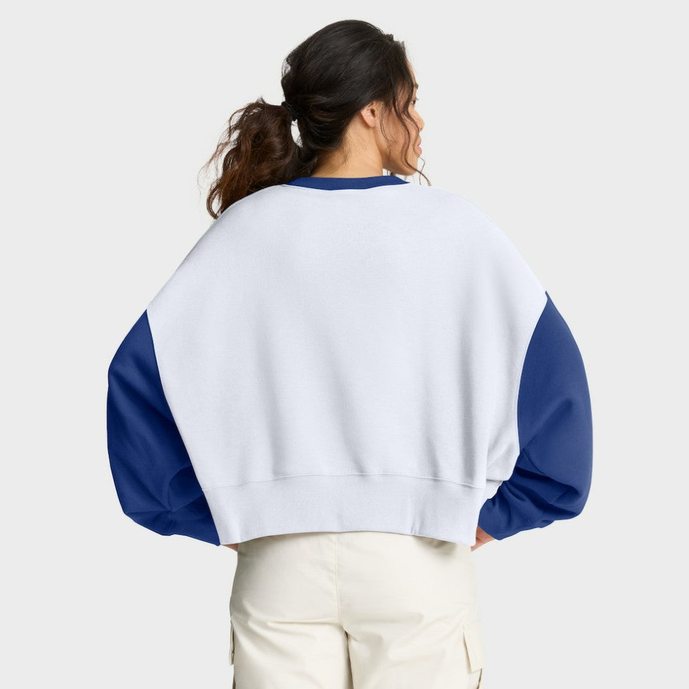 Chicago Cubs Nike Women's Oversized High Hip Fleece Sweatshirt - MLB Sweatshirts