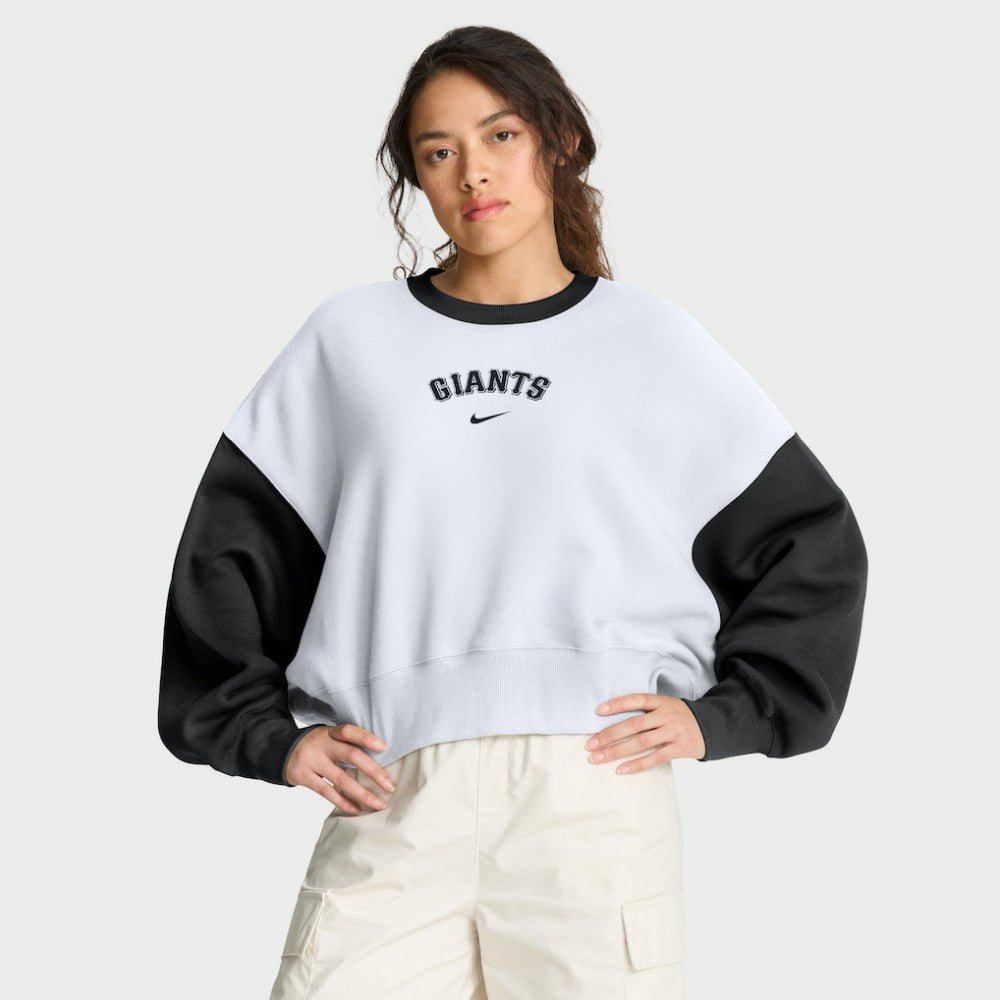 San Francisco Giants Nike Women's Oversized High Hip Fleece Sweatshirt - MLB Sweatshirts
