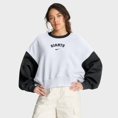 San Francisco Giants Nike Women's Oversized High Hip Fleece Sweatshirt - MLB Sweatshirts