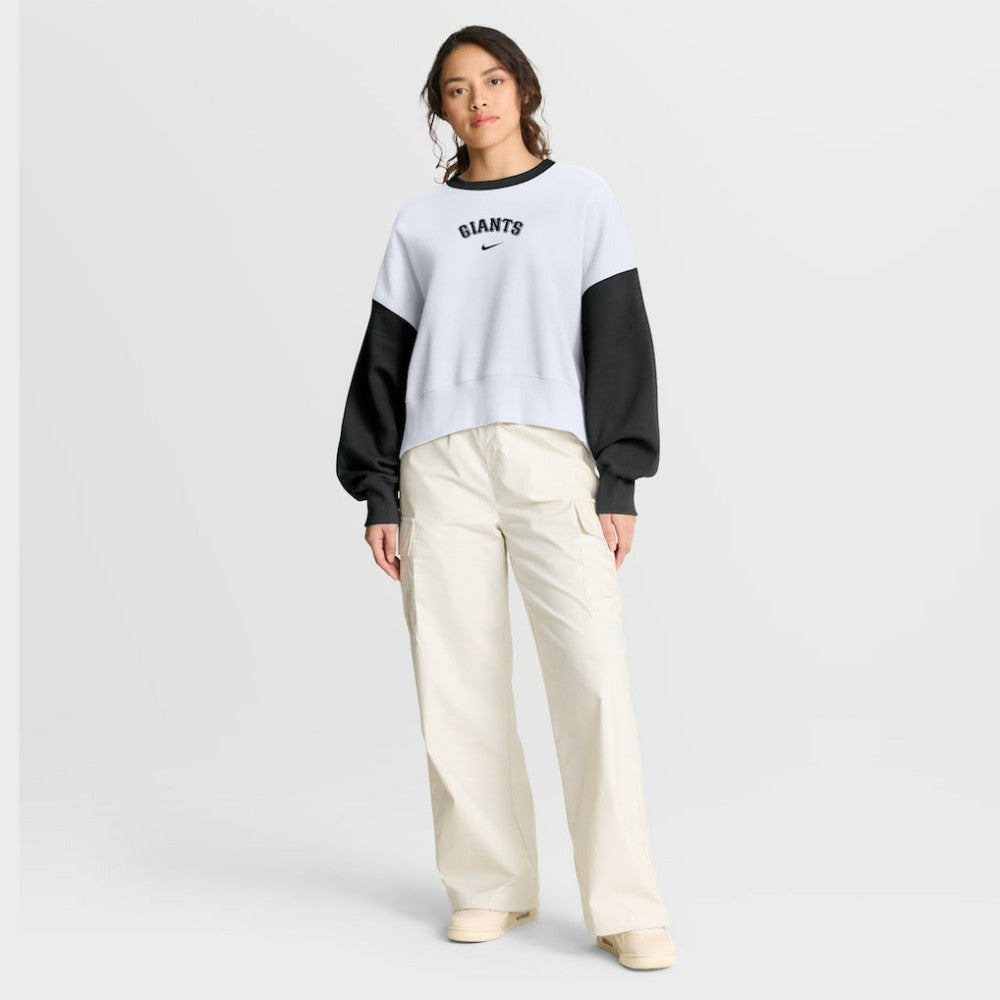 San Francisco Giants Nike Women's Oversized High Hip Fleece Sweatshirt - MLB Sweatshirts