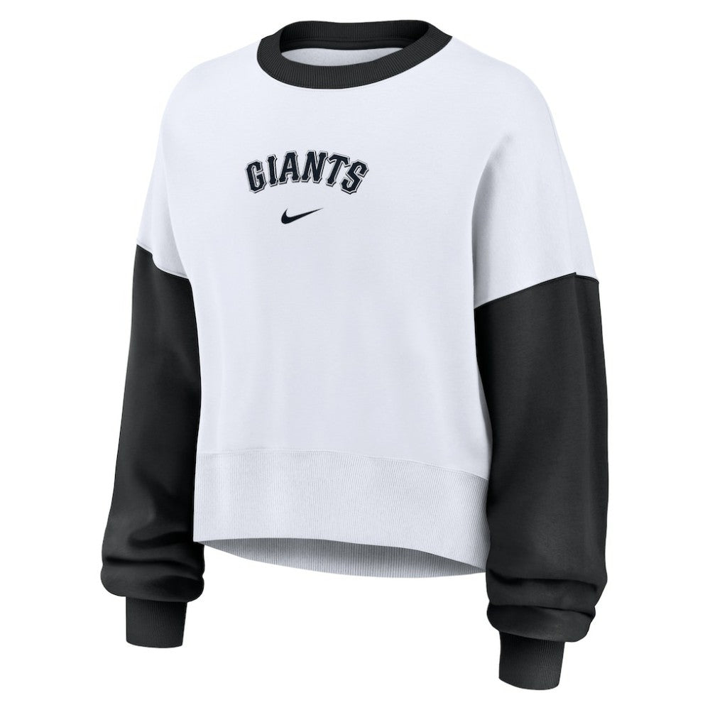 San Francisco Giants Nike Women's Oversized High Hip Fleece Sweatshirt - MLB Sweatshirts