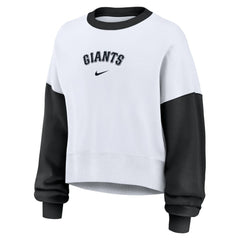 San Francisco Giants Nike Women's Oversized High Hip Fleece Sweatshirt - MLB Sweatshirts