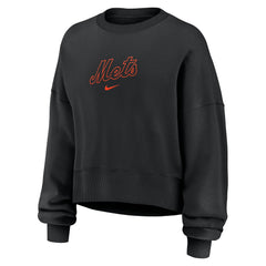New York Mets Nike Women's Oversized Primetime Sweatshirt - MLB Sweatshirts