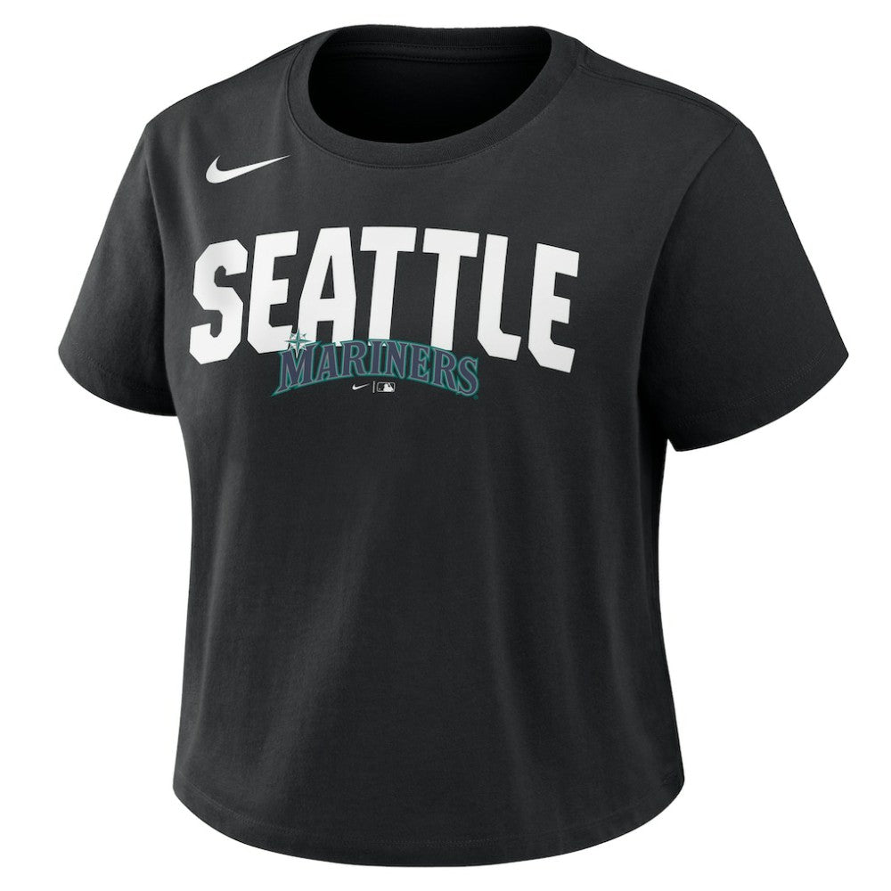 Seattle Mariners Nike Women's Mod Cropped T-Shirt - MLB T-shirts