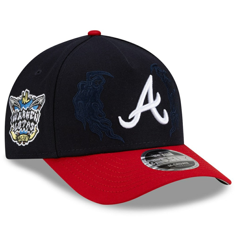 Atlanta Braves New Era x Warren Lotas 9FORTY A-Frame M-Crown Adjustable Hat - MLB Hats