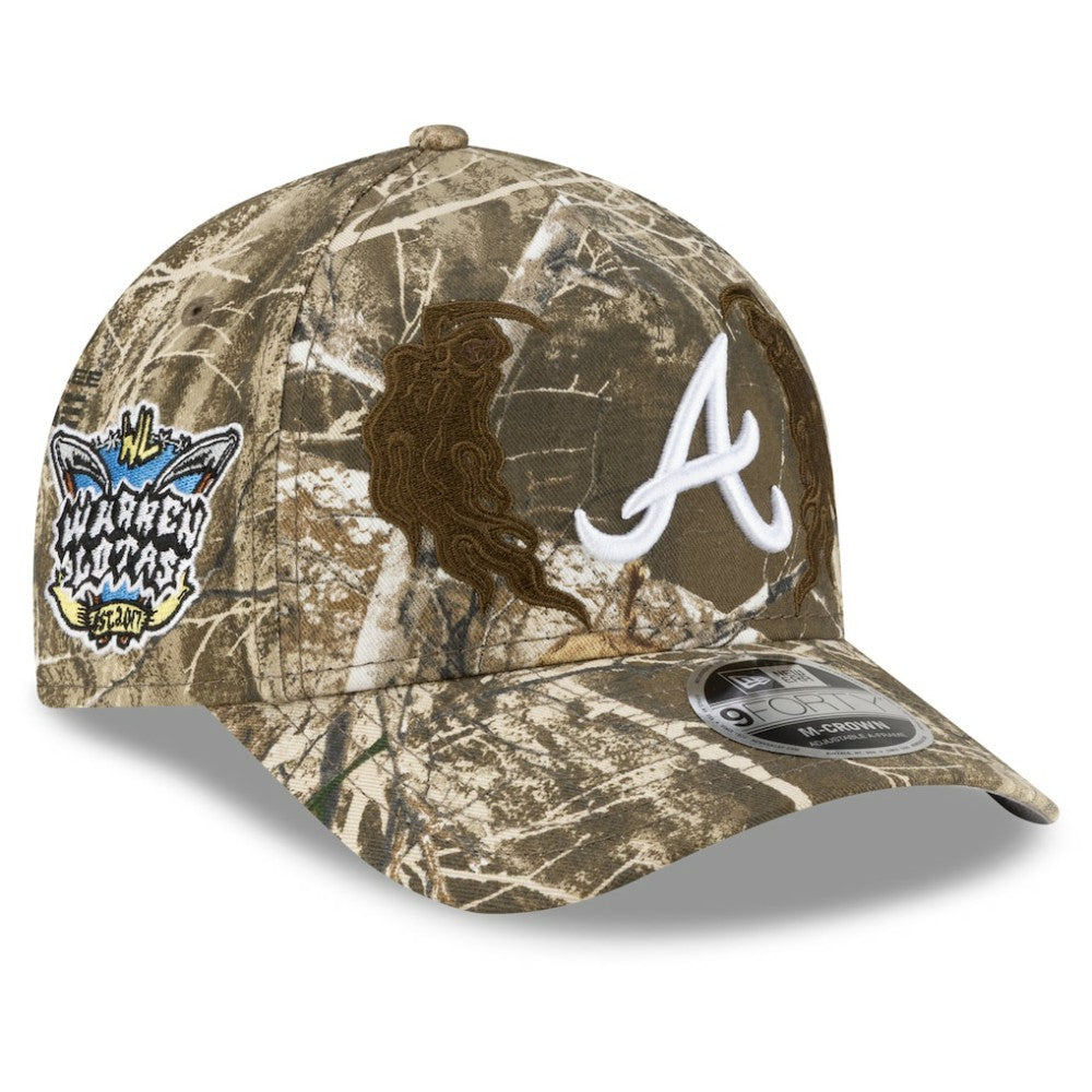Atlanta Braves New Era x Warren Lotas Realtree 9FORTY A-Frame M-Crown Adjustable Hat - MLB Hats