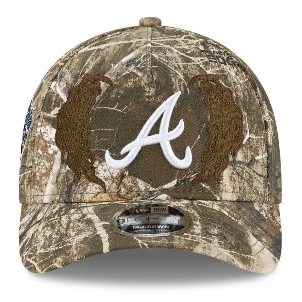 Atlanta Braves New Era x Warren Lotas Realtree 9FORTY A-Frame M-Crown Adjustable Hat - MLB Hats