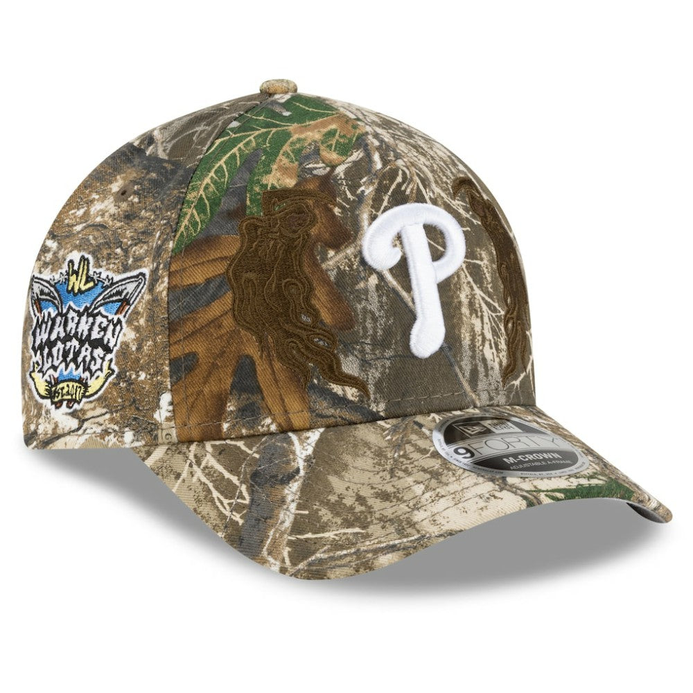 Philadelphia Phillies New Era x Warren Lotas Realtree 9FORTY A-Frame M-Crown Adjustable Hat - MLB Hats