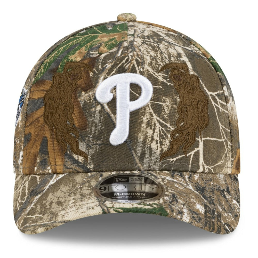 Philadelphia Phillies New Era x Warren Lotas Realtree 9FORTY A-Frame M-Crown Adjustable Hat - MLB Hats