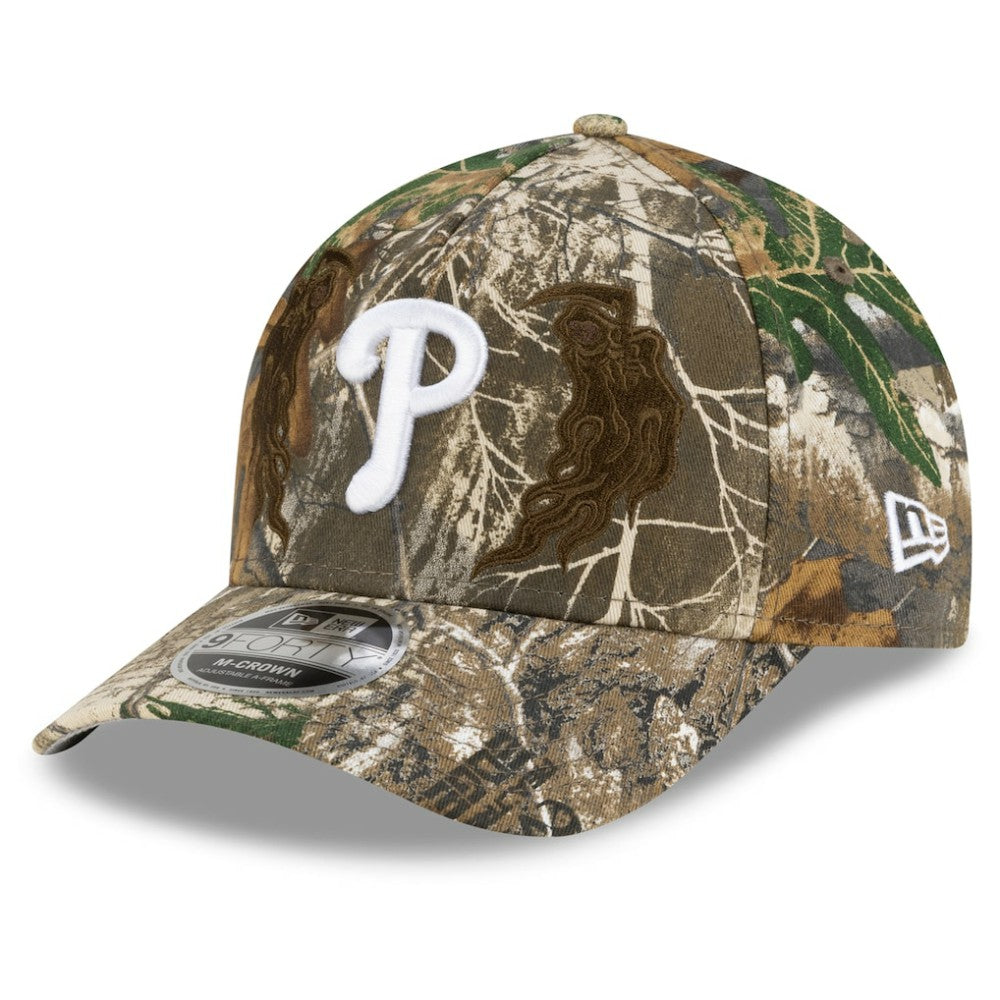 Philadelphia Phillies New Era x Warren Lotas Realtree 9FORTY A-Frame M-Crown Adjustable Hat - MLB Hats