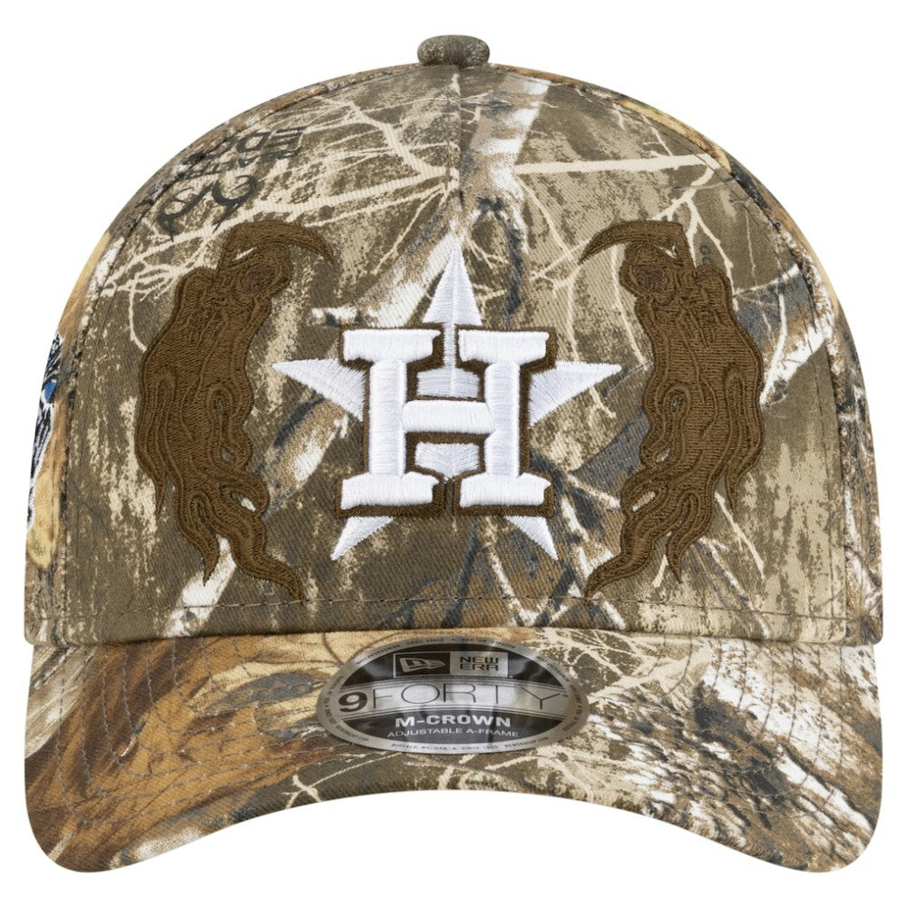 Houston Astros New Era x Warren Lotas Realtree 9FORTY M-Crown A-Frame Adjustable Hat - MLB Hats