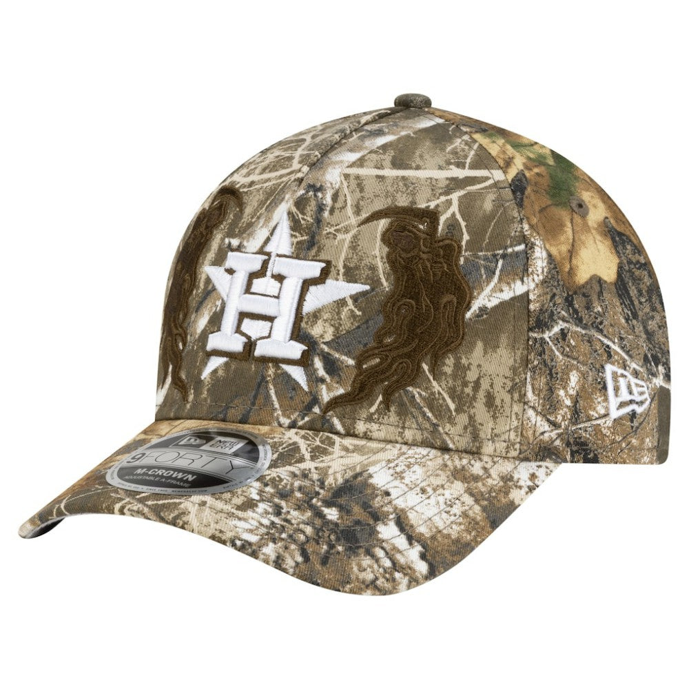 Houston Astros New Era x Warren Lotas Realtree 9FORTY M-Crown A-Frame Adjustable Hat - MLB Hats