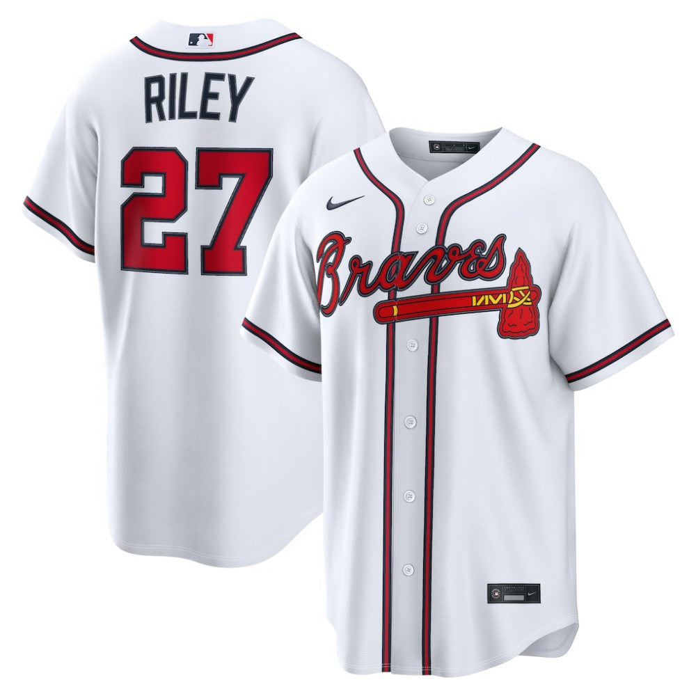 Austin Riley Atlanta Braves Nike Home Replica Jersey - MLB Jerseys