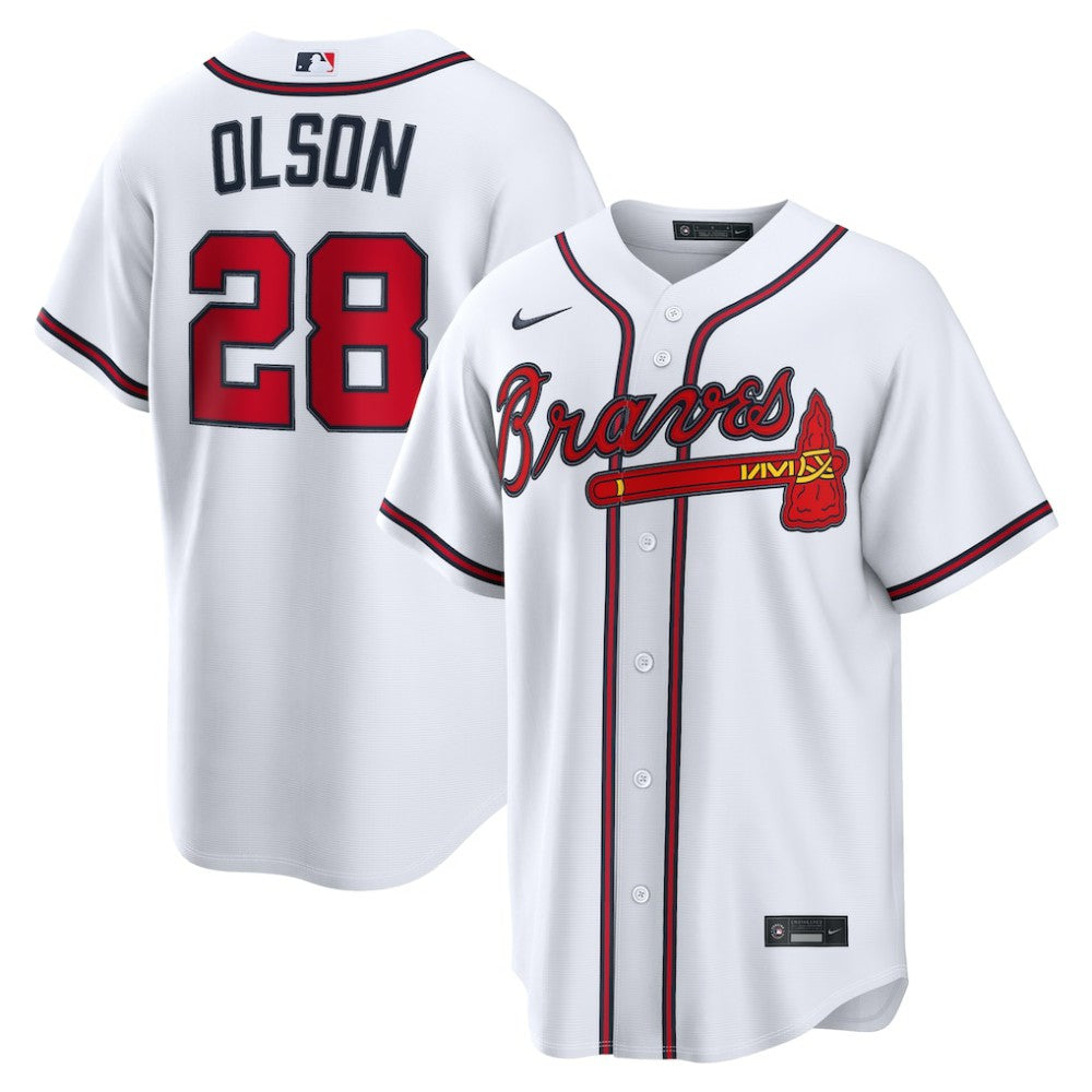 Matt Olson Atlanta Braves Nike Home Replica Jersey - MLB Jerseys