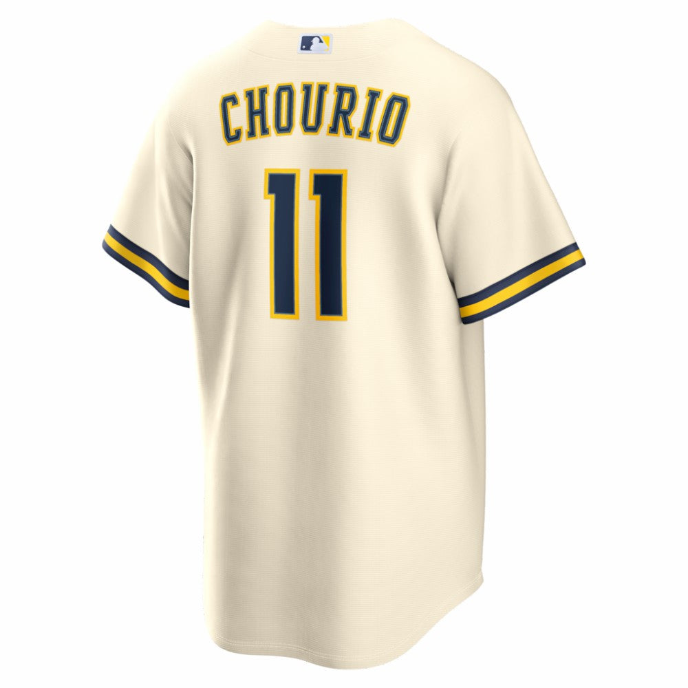 Jackson Chourio Milwaukee Brewers Nike Home Replica Jersey - MLB Jerseys