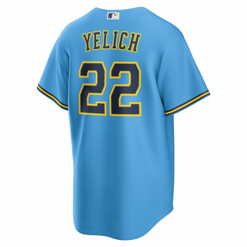 Christian Yelich Milwaukee Brewers Nike Road Replica Jersey - MLB Jerseys