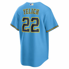 Christian Yelich Milwaukee Brewers Nike Road Replica Jersey - MLB Jerseys