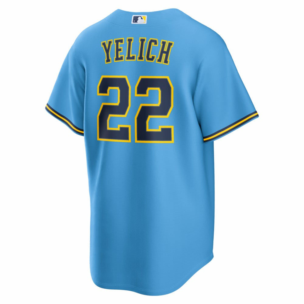 Christian Yelich Milwaukee Brewers Nike Road Replica Jersey - MLB Jerseys