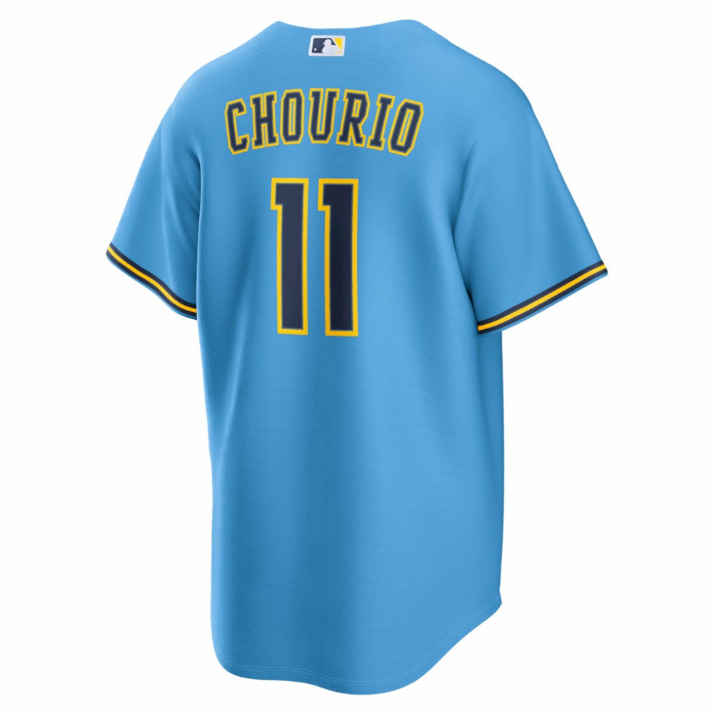 Jackson Chourio Milwaukee Brewers Nike Road Replica Jersey - MLB Jerseys