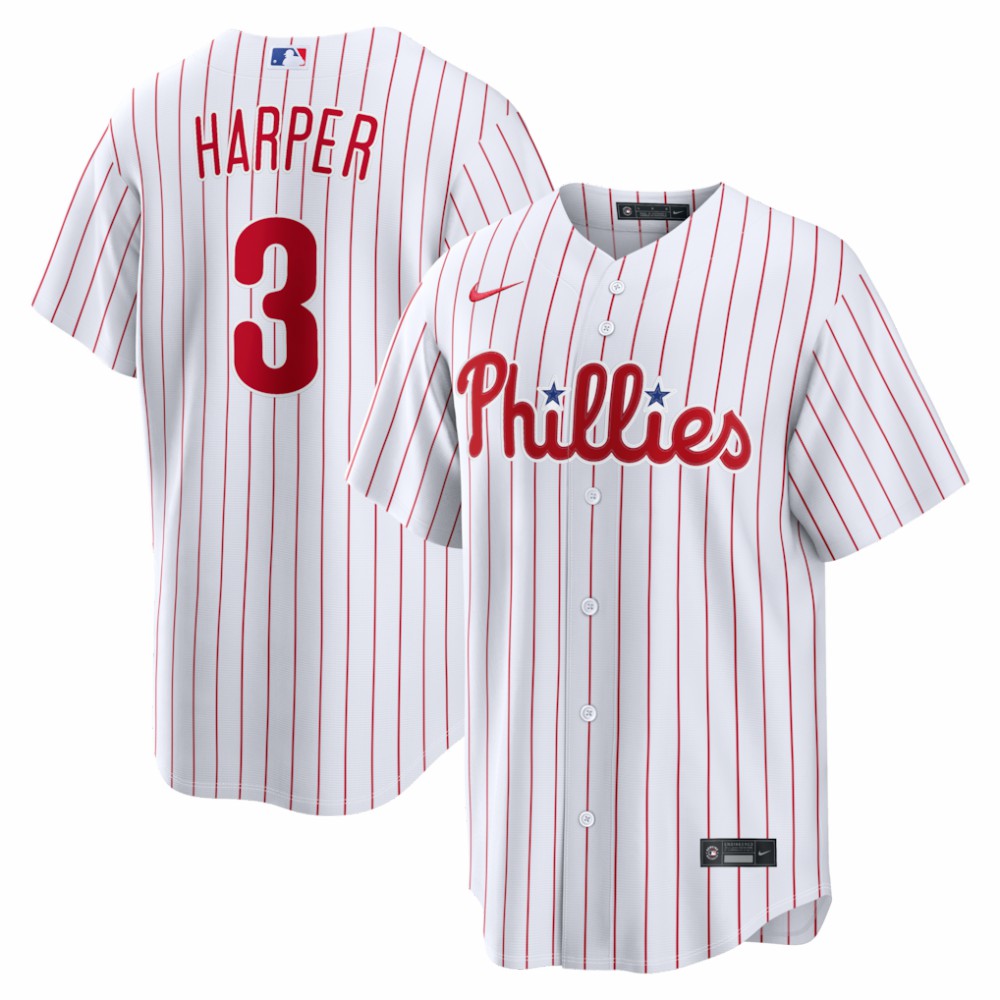 Bryce Harper Philadelphia Phillies Nike Home Replica Jersey - MLB Jerseys