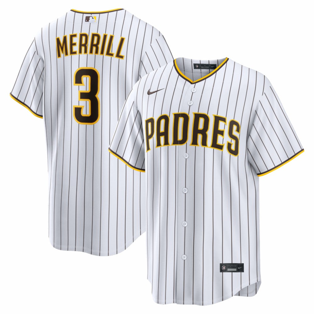Jackson Merrill San Diego Padres Nike Home Replica Player Jersey - MLB Jerseys