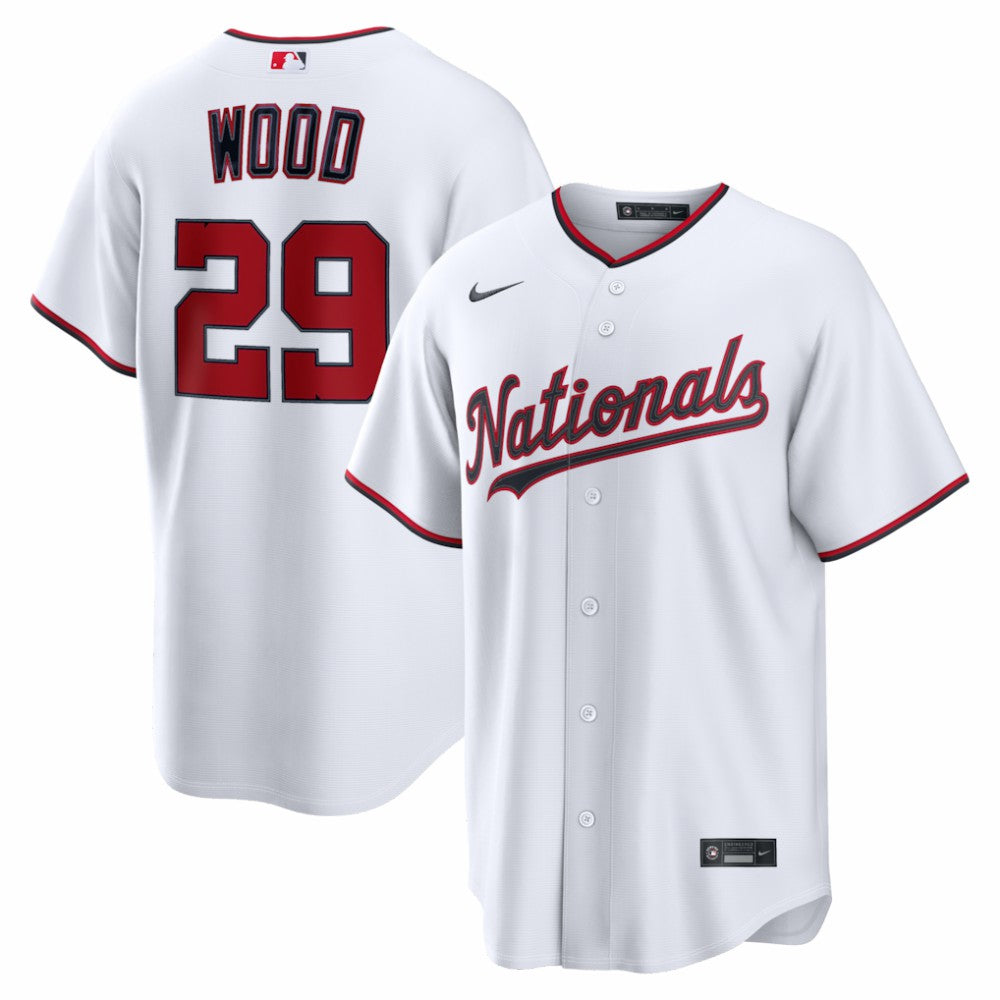 James Wood Washington Nationals Nike Home Replica Jersey - MLB Jerseys