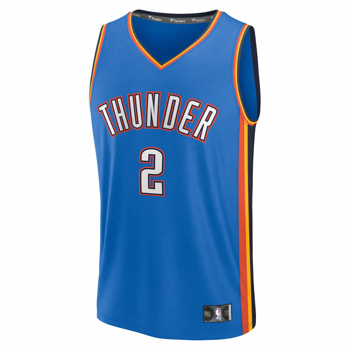 Blue Shai Gilgeous-Alexander Oklahoma City Thunder Fast Break Replica Player Jersey | NBA