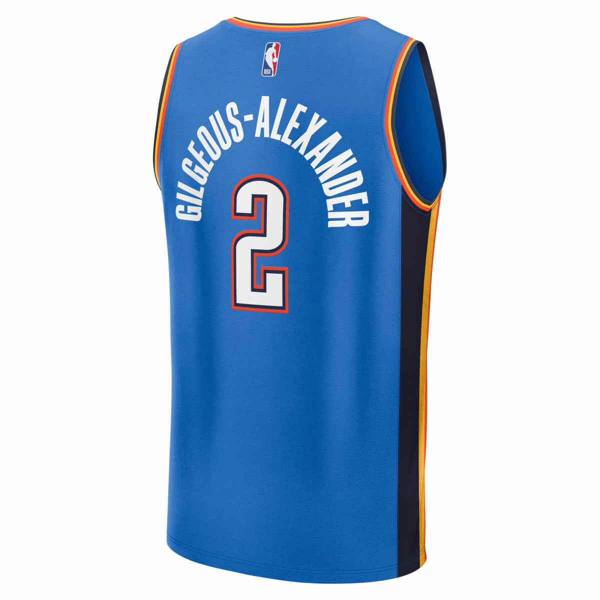 Blue Shai Gilgeous-Alexander Oklahoma City Thunder Fast Break Replica Player Jersey | NBA